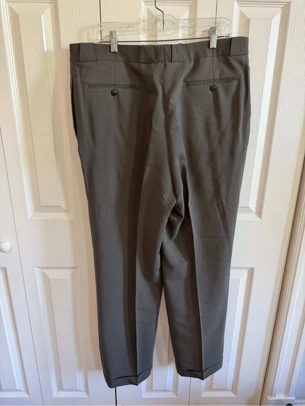 Hugo Boss Men's Dress Pants Suit Trousers Grey 40R